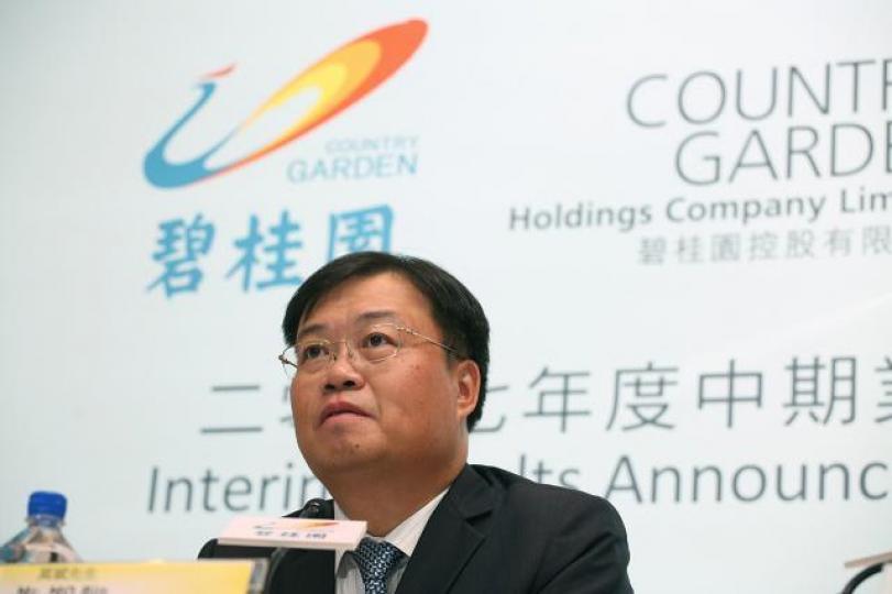 ■碧桂園總裁兼執行董事莫斌。資料圖片 ■碧桂園總裁兼執行董事莫斌。資料圖片