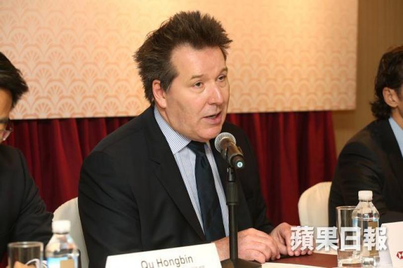 ■匯豐高級經濟顧問簡世勳。李潤芳攝 ■匯豐高級經濟顧問簡世勳。李潤芳攝