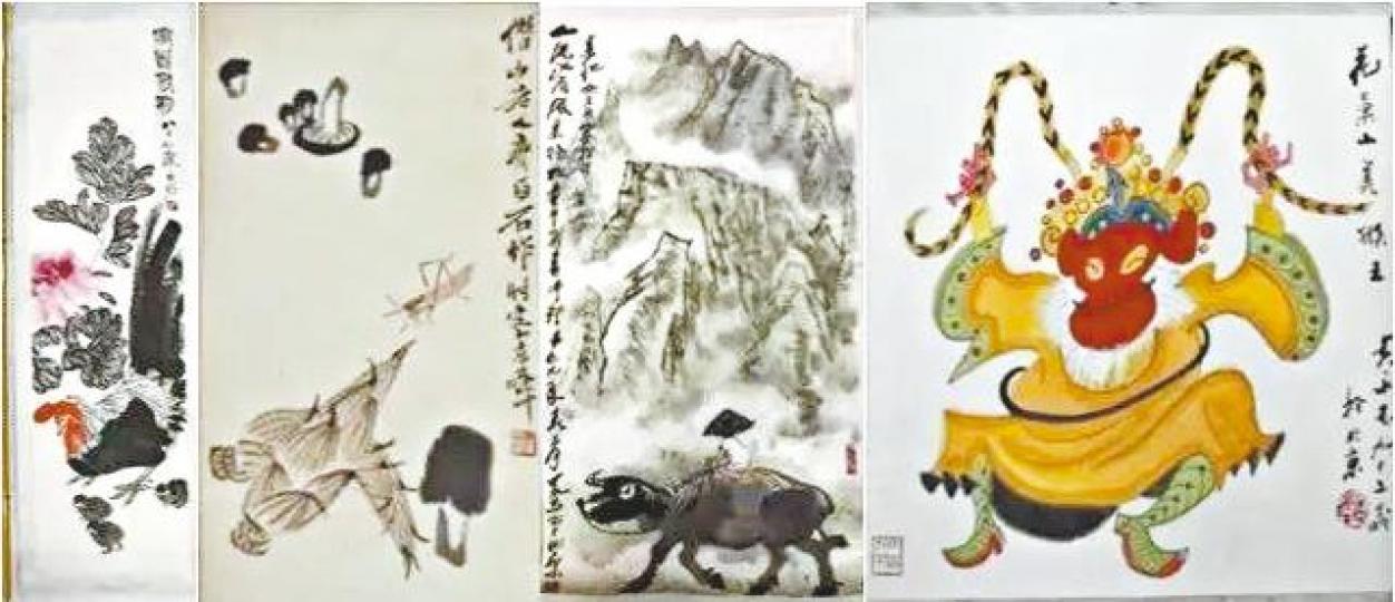 ■警方在行動中檢獲的部份贗品。 ■警方在行動中檢獲的部份贗品。