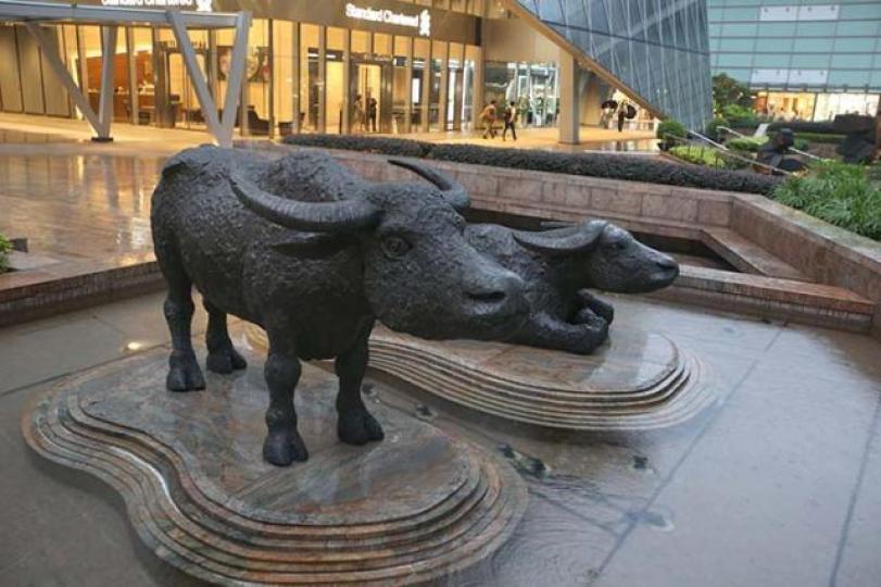 ■踏入2018年,內地人對港股睇法突然非常樂觀,好似香港有金執。 資料圖片 ■踏入2018年,內地人對港股睇法突然非常樂觀,好似香港有金執。 資料圖片