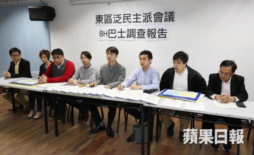 ■東區泛民主派會議及公共運輸研究組發現,2A和82號線被削減後,脫班率和候車時間急增。 ■東區泛民主派會議及公共運輸研究組發現,2A和82號線被削減後,脫班率和候車時間急增。