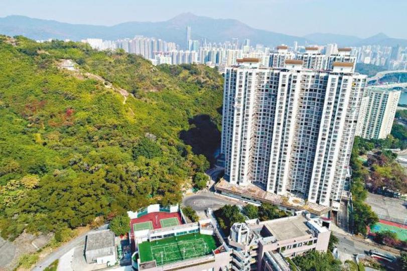 ■青衣美景花園一間半契樓竟吸引5組買家搶購。資料圖片 ■青衣美景花園一間半契樓竟吸引5組買家搶購。資料圖片