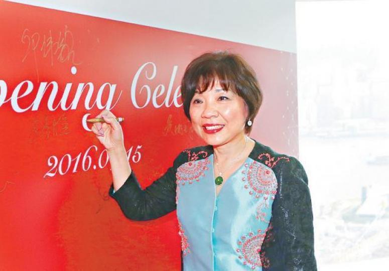 ■香港女首富朱李月華 ■香港女首富朱李月華