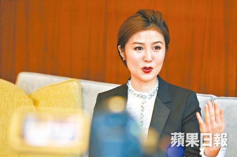 ■袁彌明創辦的彌明生活百貨昨首日招股。王偉洪攝 ■袁彌明創辦的彌明生活百貨昨首日招股。王偉洪攝