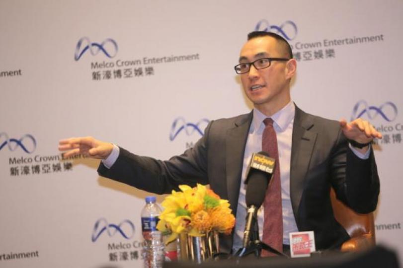■新濠國際主席何猷龍。資料圖片 ■新濠國際主席何猷龍。資料圖片