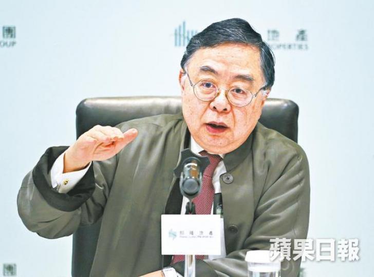 ■恒隆地產主席陳啟宗表示,內地商場仍有租金下調壓力。譚德潤攝 ■恒隆地產主席陳啟宗表示,內地商場仍有租金下調壓力。譚德潤攝