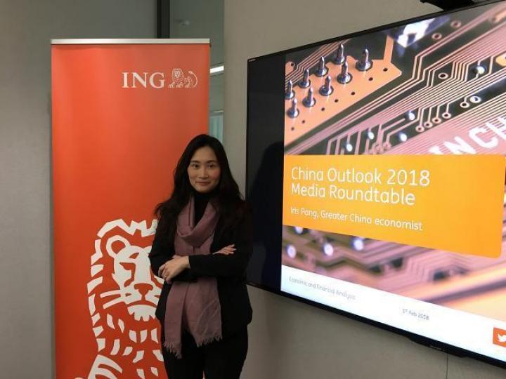 ■ING銀行大中華經濟師彭藹嬈。 ■ING銀行大中華經濟師彭藹嬈。