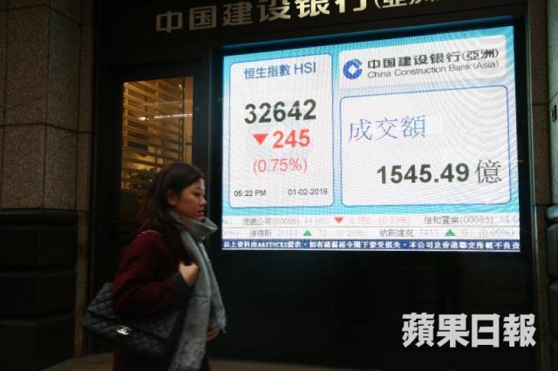 ■恒指本周累跌552點。資料圖片
■恒指本周累跌552點。資料圖片