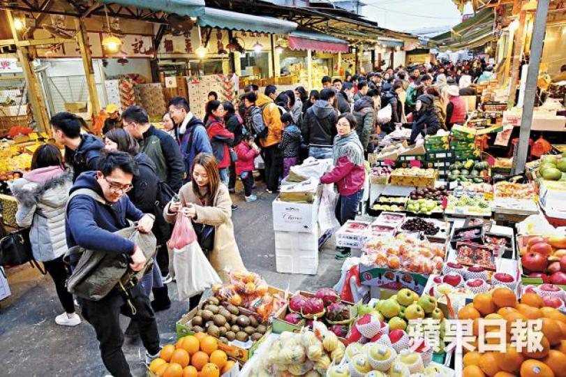 ■業界盼果欄可變成國際水果交易平台。黃耀興攝 ■業界盼果欄可變成國際水果交易平台。黃耀興攝