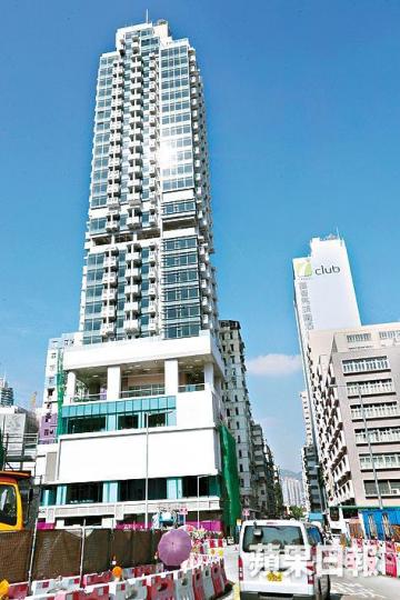 ■馬頭角新盤津匯外貌。 ■馬頭角新盤津匯外貌。
