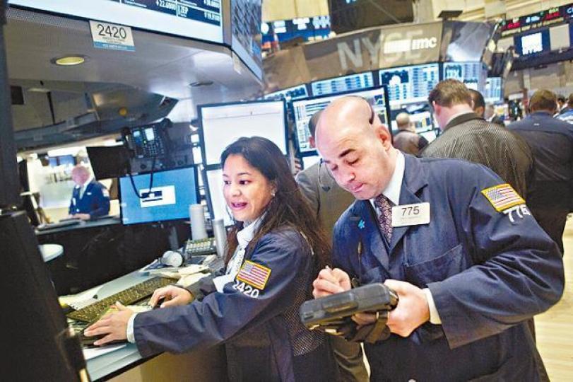 ■美股上周五急跌後,昨早段仍未企穩。資料圖片
■美股上周五急跌後,昨早段仍未企穩。資料圖片