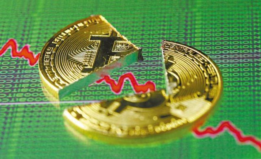 ■單計2月份,比特幣價格已累跌35%。資料圖片
■單計2月份,比特幣價格已累跌35%。資料圖片