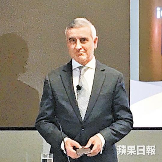 ■香港電訊董事總經理艾維朗表示,不明香港政府為何仍未有5G部署。
■香港電訊董事總經理艾維朗表示,不明香港政府為何仍未有5G部署。