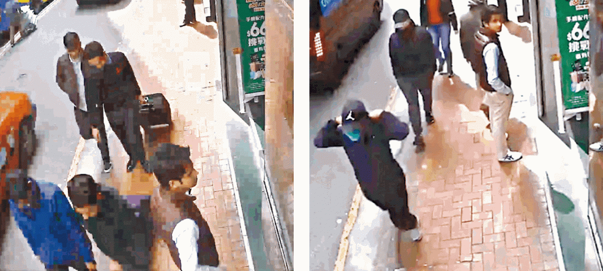 【2】8名賊匪亮刀截劫拖篋男,其中4人攜贓款駕乘七人車逃去,另外4人逃去無蹤
【2】8名賊匪亮刀截劫拖篋男,其中4人攜贓款駕乘七人車逃去,另外4人逃去無蹤