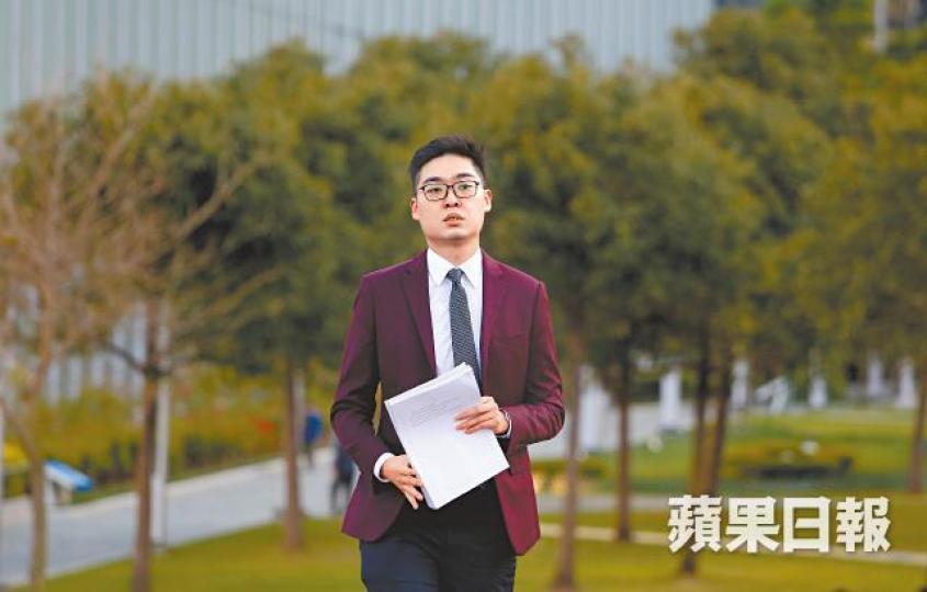 ■香港民族黨召集人陳浩天被DQ後,曾於添馬公園舉行「捍衞民主香港獨立」集會。
■香港民族黨召集人陳浩天被DQ後,曾於添馬公園舉行「捍衞民主香港獨立」集會。
