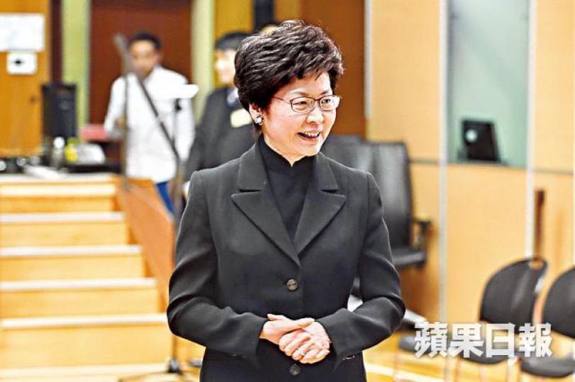 特首林鄭月娥
特首林鄭月娥