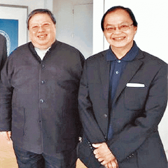 ■何志平(左)涉賄案揭露路祥安(右)的副秘書長身份。互聯網 ■何志平(左)涉賄案揭露路祥安(右)的副秘書長身份。互聯網