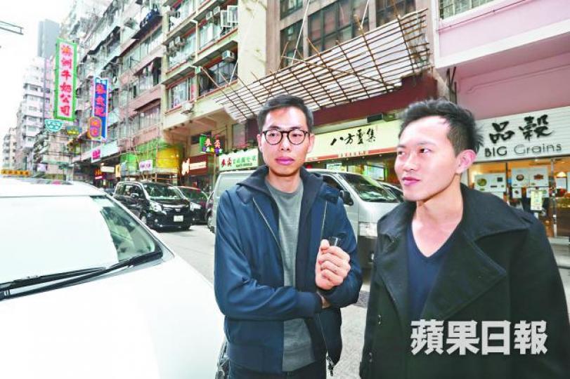 ■建築師Ken（左）和Kevin（右）均認為麥文記及澳牛招牌結構安全，當局應予保留。
