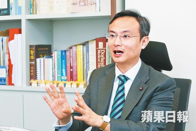■陳沛然稱不接受政治先行的綑綁投票。
