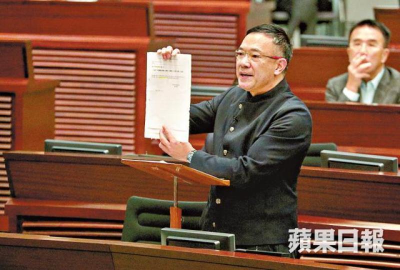 ■謝偉俊曾批評陳沛然失禮醫學界。
