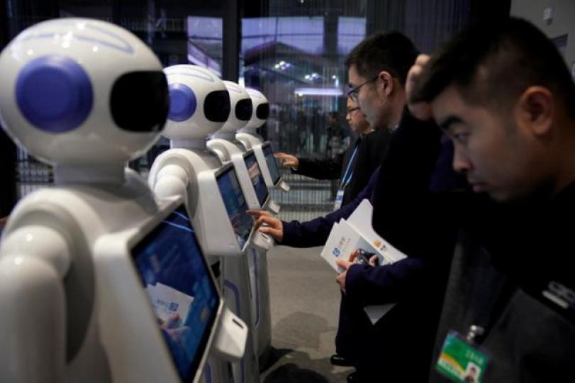 ■隨着AI時代降臨,部份人類的工作將漸漸被機械人取代。資料圖片 ■隨着AI時代降臨,部份人類的工作將漸漸被機械人取代。資料圖片