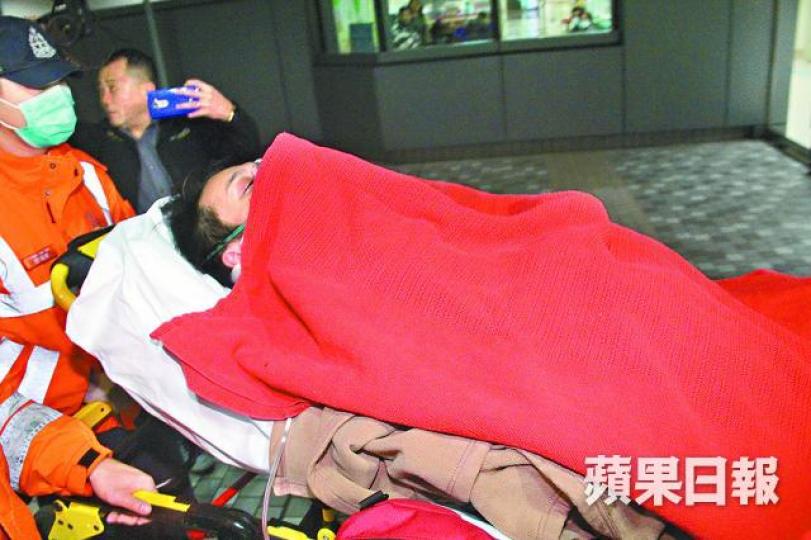■乘客Joel當日自行逃出後送院。 ■乘客Joel當日自行逃出後送院。