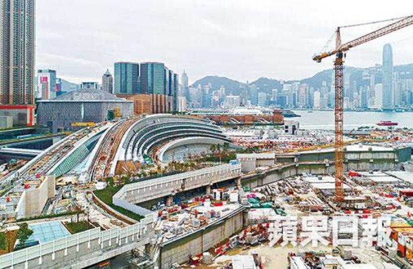 ■西九龍站內地口岸區引起割地疑慮,惟官員一直無解釋其法律基礎。陳海威攝
■西九龍站內地口岸區引起割地疑慮,惟官員一直無解釋其法律基礎。陳海威攝