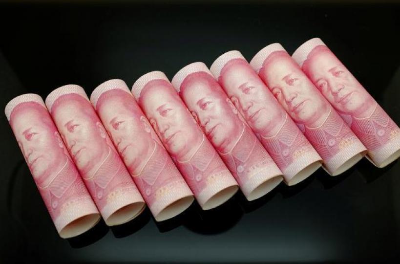 ■人幣在岸價昨單日升值近0.5%至本月初高位。資料圖片
■人幣在岸價昨單日升值近0.5%至本月初高位。資料圖片
