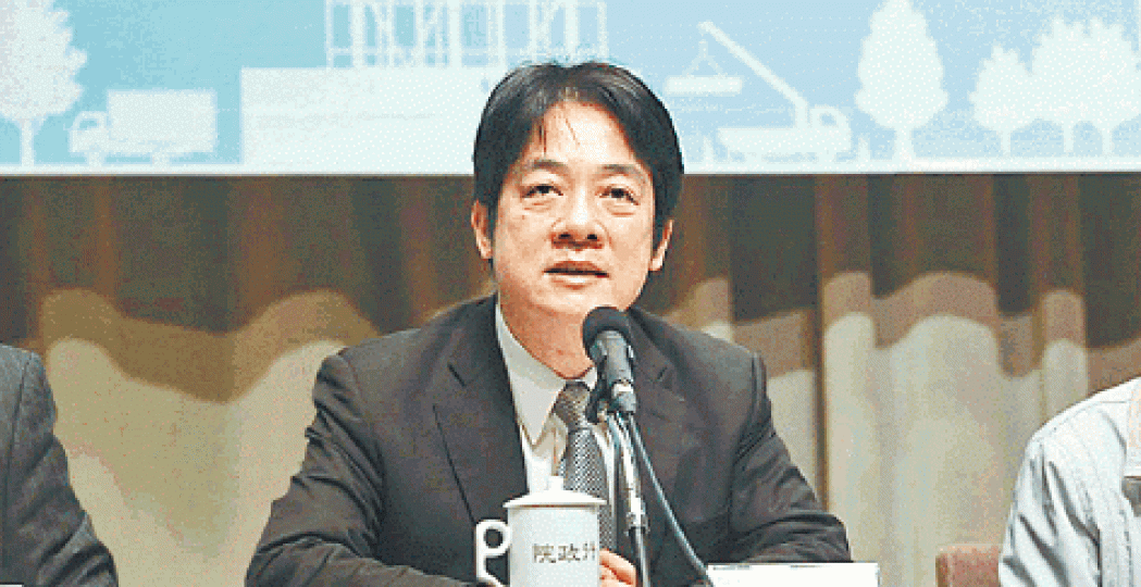 ■賴清德昨宣佈未來四年投入60億元新台幣檢驗舊樓的安全問題。台灣《蘋果日報》 ■賴清德昨宣佈未來四年投入60億元新台幣檢驗舊樓的安全問題。台灣《蘋果日報》