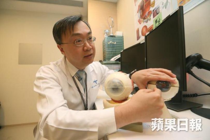 ■眼科專科醫生鄭澤鈞 資料圖片 ■眼科專科醫生鄭澤鈞 資料圖片