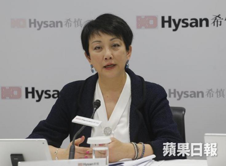 ■希慎主席利蘊蓮。譚德潤攝
