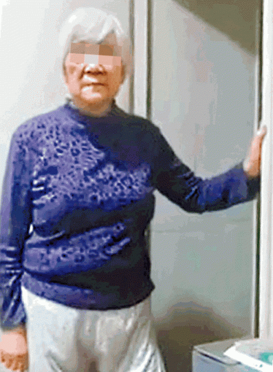 ■片段拍下婆婆因不滿女傭關門充電而與她爭執。 ■片段拍下婆婆因不滿女傭關門充電而與她爭執。