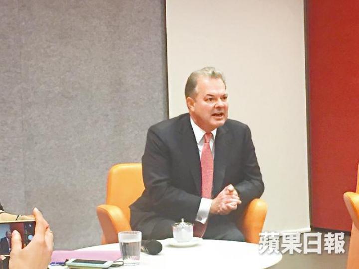 ■中電首席執行官藍凌志。
■中電首席執行官藍凌志。