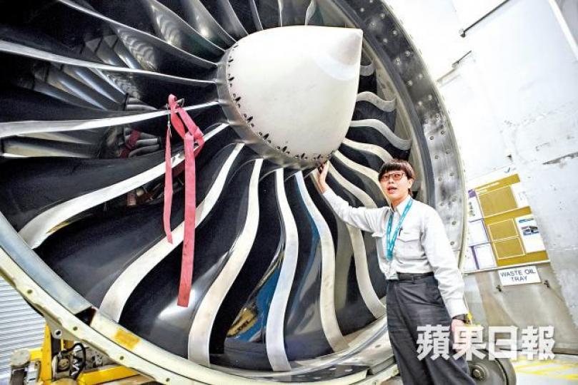 ■王晶璧表示，「每次聽到引擎聲，都係會好興奮、好開心」。方家遠攝