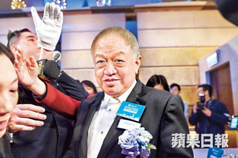 ■霍建寧昨出席長和與AlipayHK合營公司的活動。方家遠攝