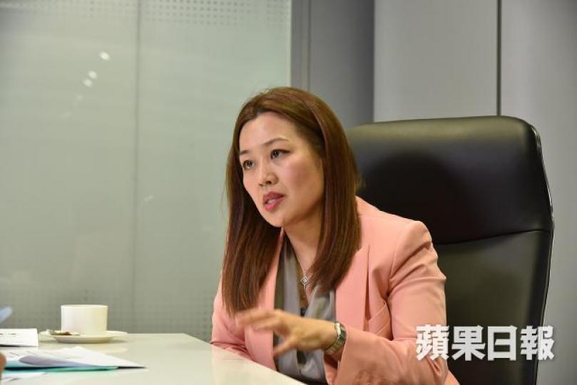 ■陳淑敏稱匯豐會聘請行業顧問探路。
■陳淑敏稱匯豐會聘請行業顧問探路。