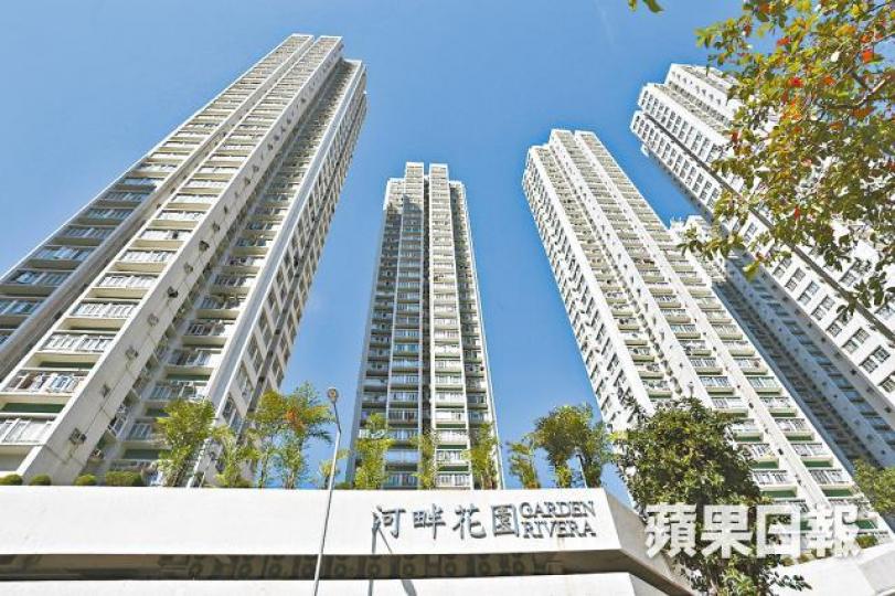 ■河畔花園搶手，中層戶放盤不足1星期，475萬元賣出，呎價達19,628元。資料圖片