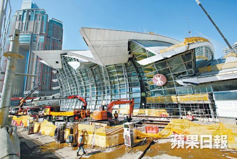■高鐵西九龍站擬實行一地兩檢。 ■高鐵西九龍站擬實行一地兩檢。