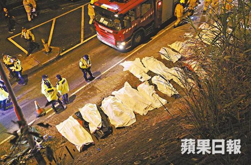 ■上月10日大埔公路發生九巴大車禍,造成19死逾60傷。 ■上月10日大埔公路發生九巴大車禍,造成19死逾60傷。