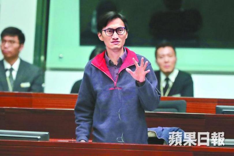 ■朱凱廸昨指自己在姚松炎的選舉工程中並沒有決定性角色。資料圖片
■朱凱廸昨指自己在姚松炎的選舉工程中並沒有決定性角色。資料圖片