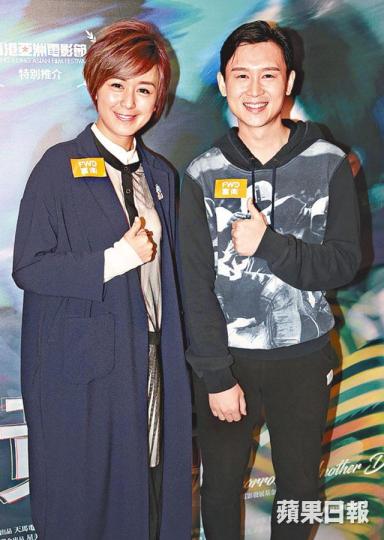 ■唐寧讚凌文龍在《黃金花》中演得好。
■唐寧讚凌文龍在《黃金花》中演得好。