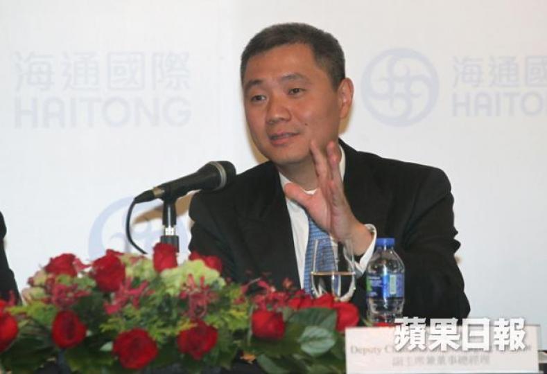■海通國際副主席及行政總裁林涌
■海通國際副主席及行政總裁林涌