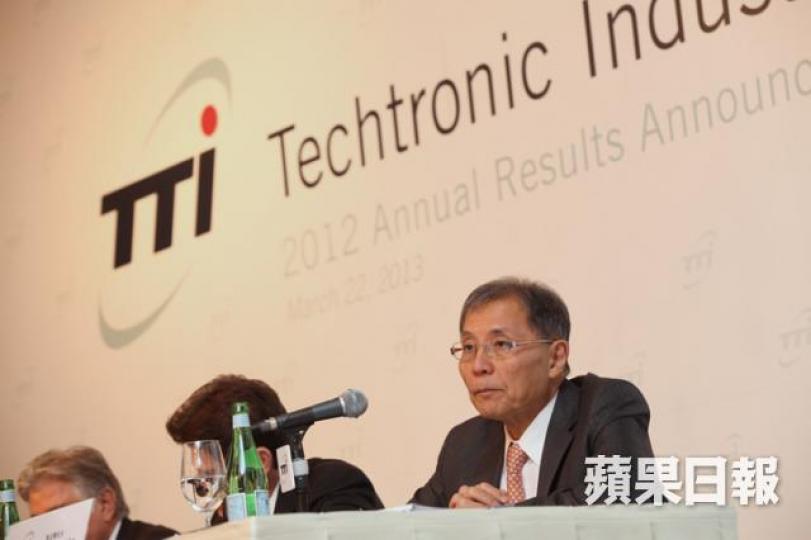 ■創科實業財務總監陳志聰
■創科實業財務總監陳志聰