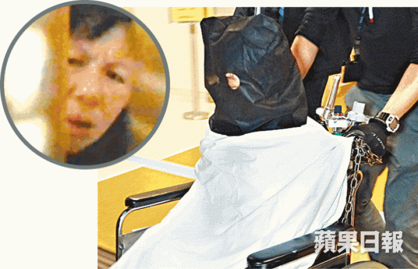 ■疑犯母親(圓圖)昨稱對長子犯事被捕感心痛。
■疑犯母親(圓圖)昨稱對長子犯事被捕感心痛。