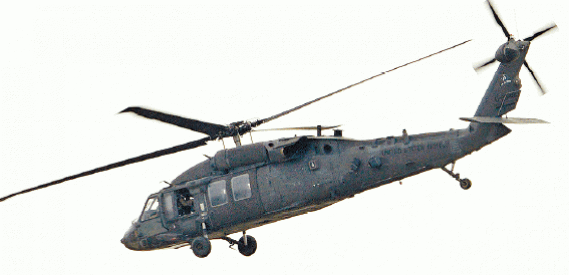 ■HH-60直升機主要參與疏散、搜救任務。
■HH-60直升機主要參與疏散、搜救任務。