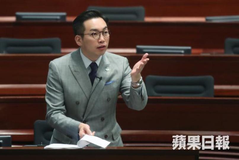 ■楊岳橋指國歌法立法工作無逼切性,要求當局先做公眾諮詢。
■楊岳橋指國歌法立法工作無逼切性,要求當局先做公眾諮詢。