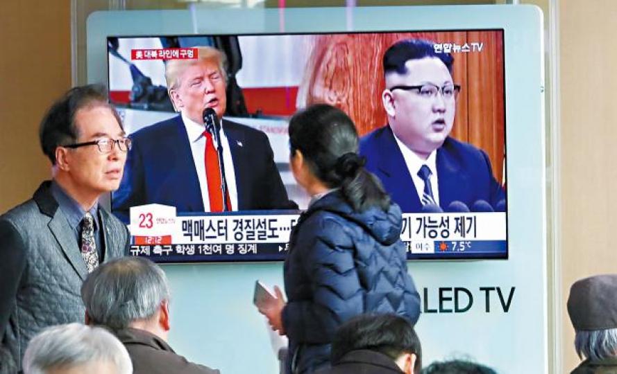 ■特朗普爽快答應舉行美朝峯會,傳金正恩被殺個措手不及。美聯社
■特朗普爽快答應舉行美朝峯會,傳金正恩被殺個措手不及。美聯社