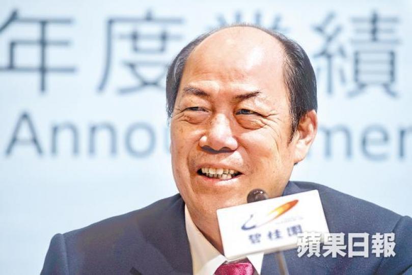 ■碧桂園主席楊國強指會研究是否再增持股份。方家遠攝 ■碧桂園主席楊國強指會研究是否再增持股份。方家遠攝