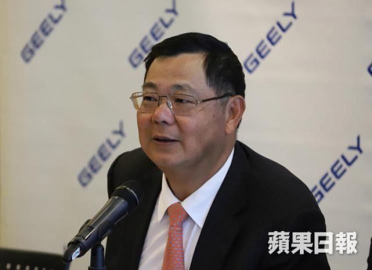 ■吉利汽車行政總裁桂生悅。
■吉利汽車行政總裁桂生悅。