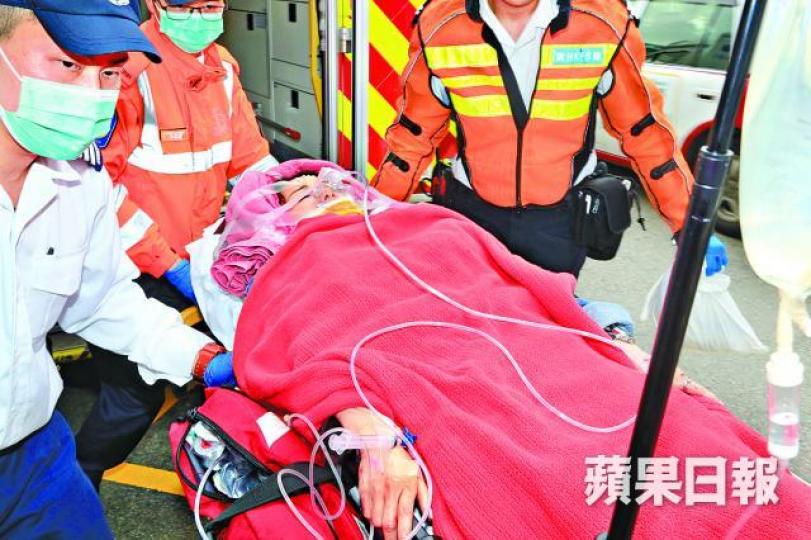 ■傷者大家姐指妹妹留醫骨科病房。
■傷者大家姐指妹妹留醫骨科病房。
